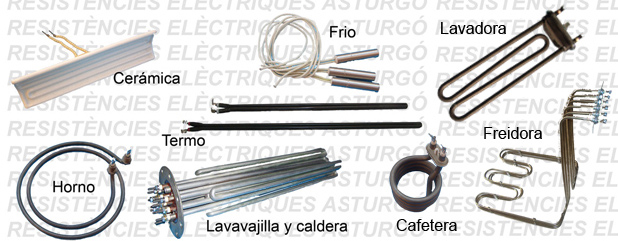 Imagen Resistencias Cocinas, Hornos, Termos etc. 